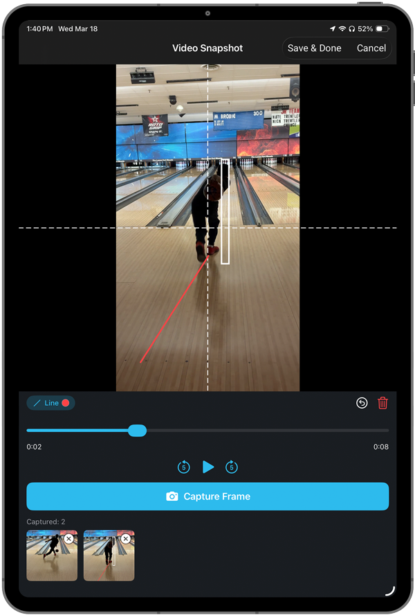 Video Snapshot on iPad